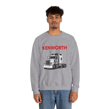 Kenworth Semi Truck Crewneck Sweatshirt — Classic Trucker Graphic