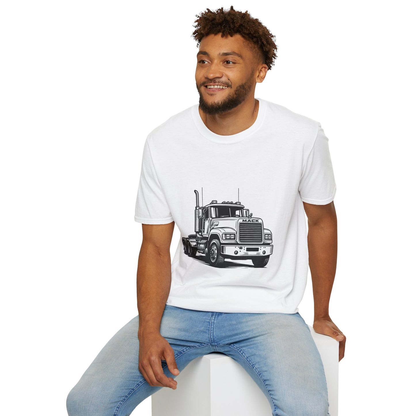 Semi Truck Graphic T-Shirt – Vintage Big Rig Tee for Truckers & Enthusiasts