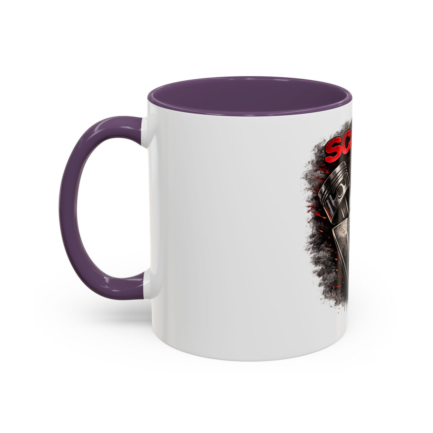 Scania V8 Engine Logo Accent Coffee Mug – Truck Driver Gift
