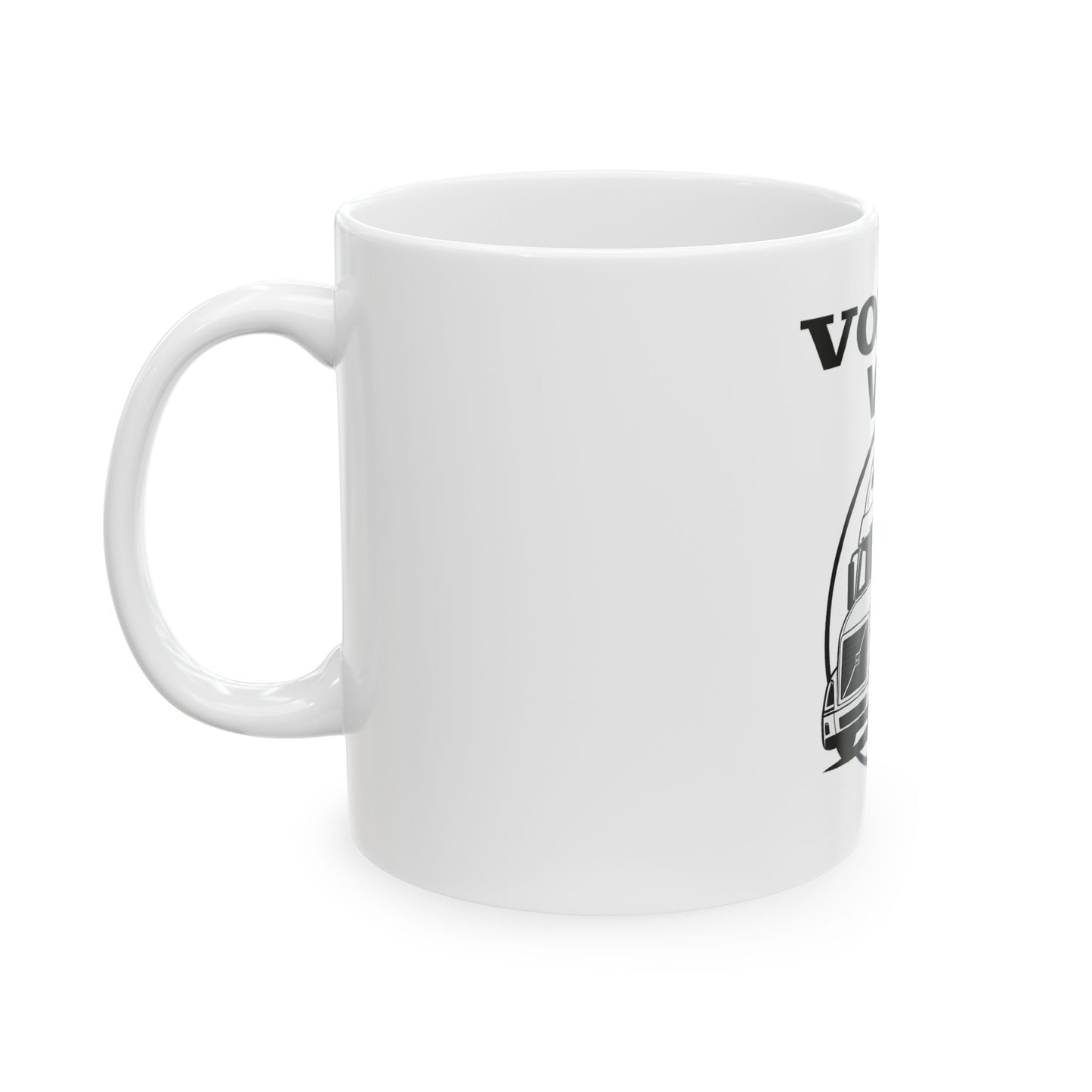 Volvo VNL Truck Ceramic Mug – Semi Truck Driver Coffee Cup (11oz & 15oz)