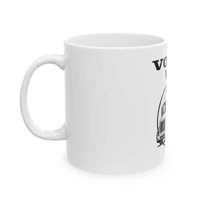 Volvo VNL Truck Ceramic Mug – Semi Truck Driver Coffee Cup (11oz & 15oz)