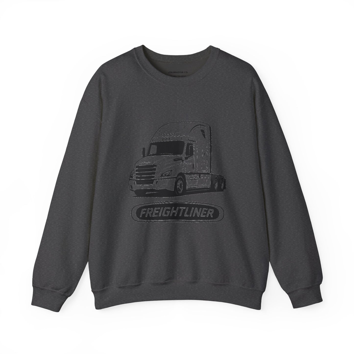 Freightliner Semi Truck Crewneck Sweatshirt — Logo Truck Driver Gift