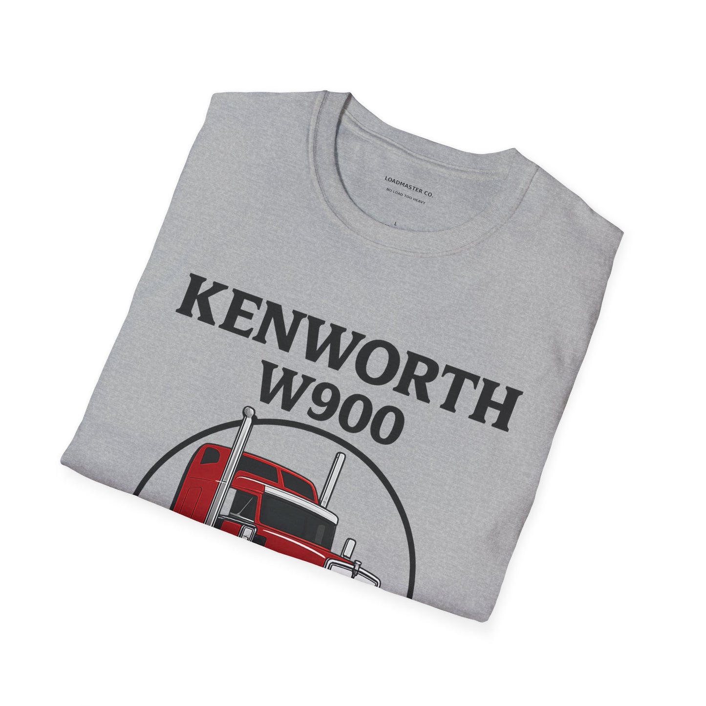 Kenworth W900 Truck T-Shirt — Red Semi Tractor Graphic Tee for Truckers & Enthusiasts