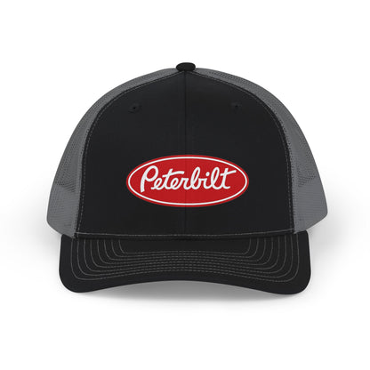 Peterbilt Trucker Cap - Embroidered Logo Snapback Hat