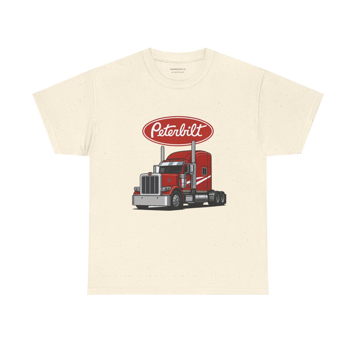 Peterbilt Red Semi Truck Graphic T-Shirt — Trucker Tee for Drivers & Fans