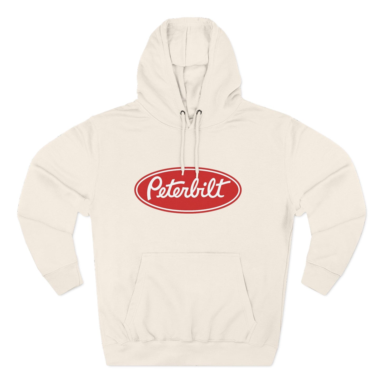 Peterbilt Red Truck Hoodie - Logo Fleece Pullover for Truckers & Fans
