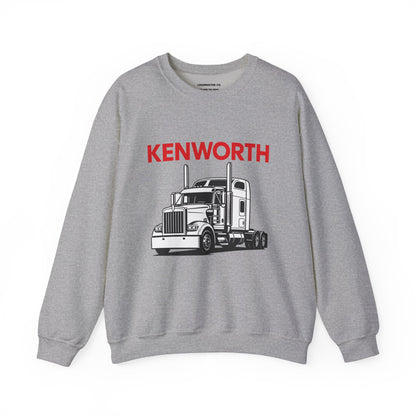 Kenworth Semi Truck Crewneck Sweatshirt — Classic Trucker Graphic