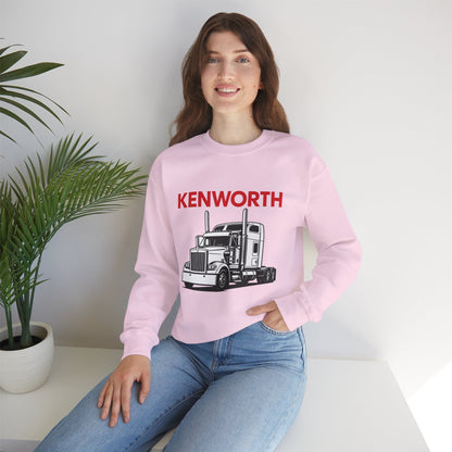 Kenworth Semi Truck Crewneck Sweatshirt — Classic Trucker Graphic