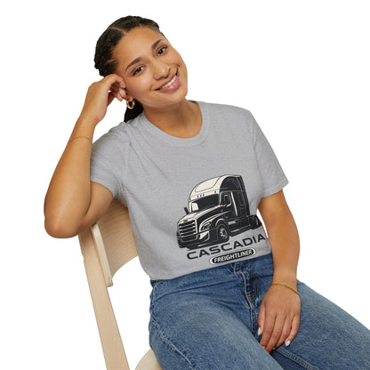 Cascadia Freightliner Truck T-Shirt — Semi Truck Driver Tee