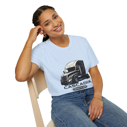Cascadia Freightliner Truck T-Shirt — Semi Truck Driver Tee