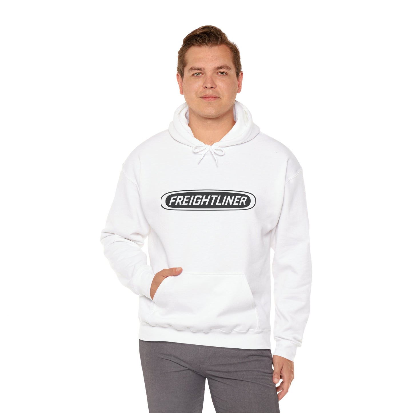 Freightliner Truck Hoodie – Classic Logo & Semi Truck Design