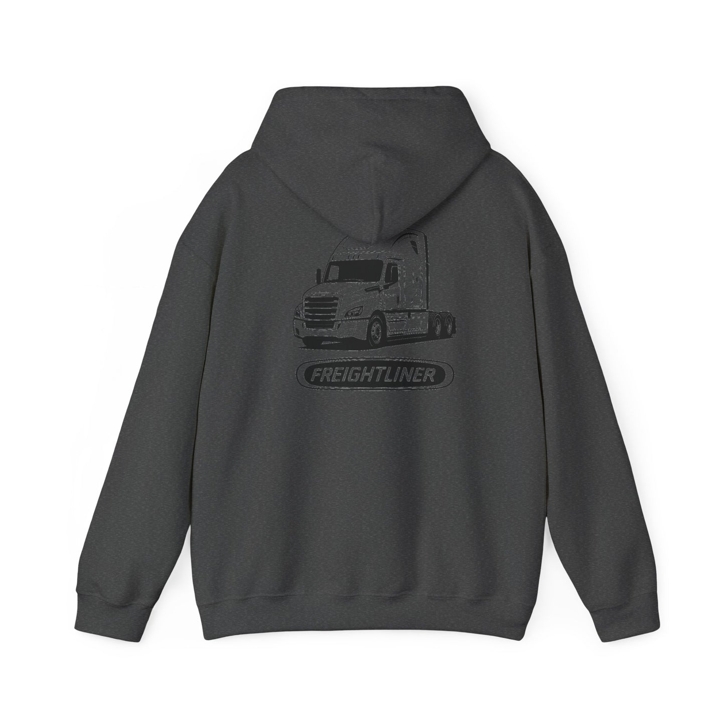 Freightliner Truck Hoodie – Classic Logo & Semi Truck Design