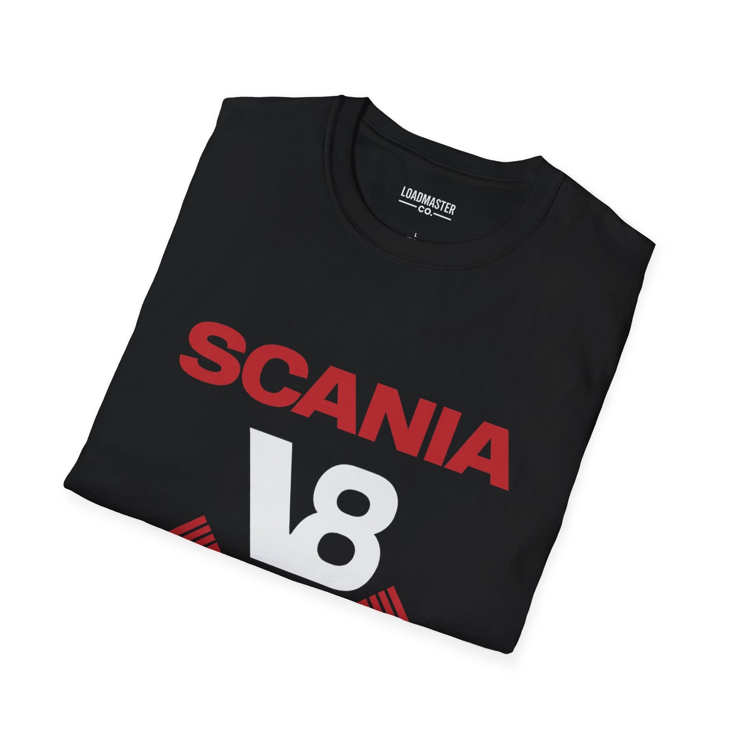 Scania V8 Engine T-Shirt — Trucker Vintage Motor Piston Tee
