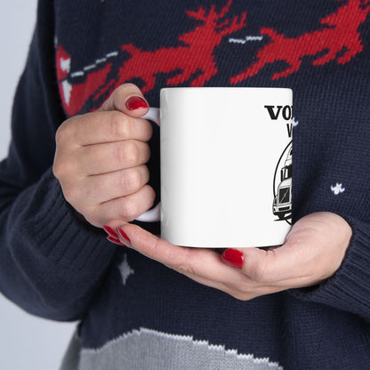 Volvo VNL Truck Ceramic Mug – Semi Truck Driver Coffee Cup (11oz & 15oz)