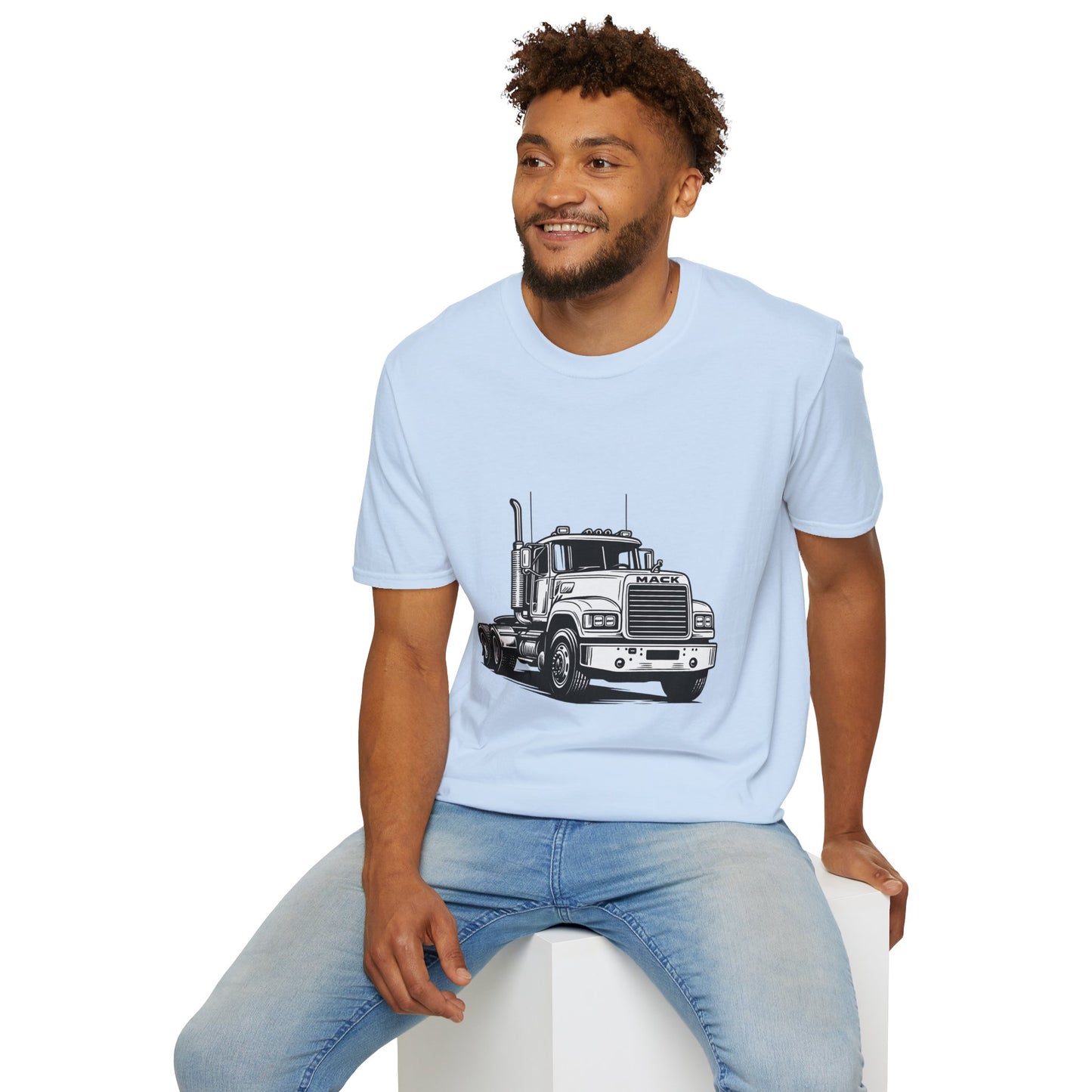 Semi Truck Graphic T-Shirt – Vintage Big Rig Tee for Truckers & Enthusiasts