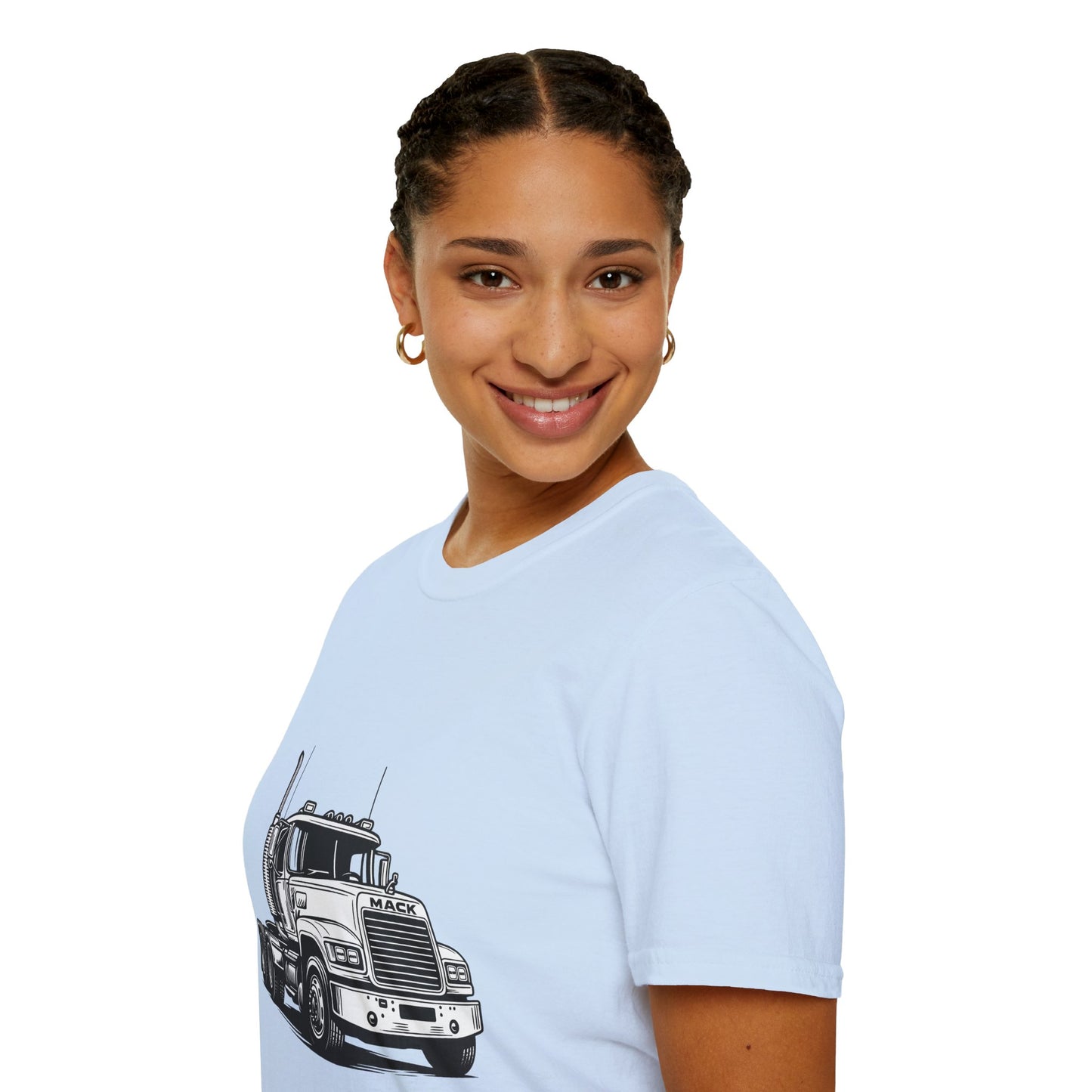 Semi Truck Graphic T-Shirt – Vintage Big Rig Tee for Truckers & Enthusiasts