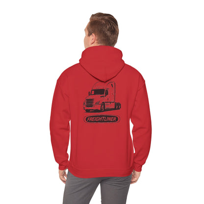 Freightliner Truck Hoodie – Classic Logo & Semi Truck Design