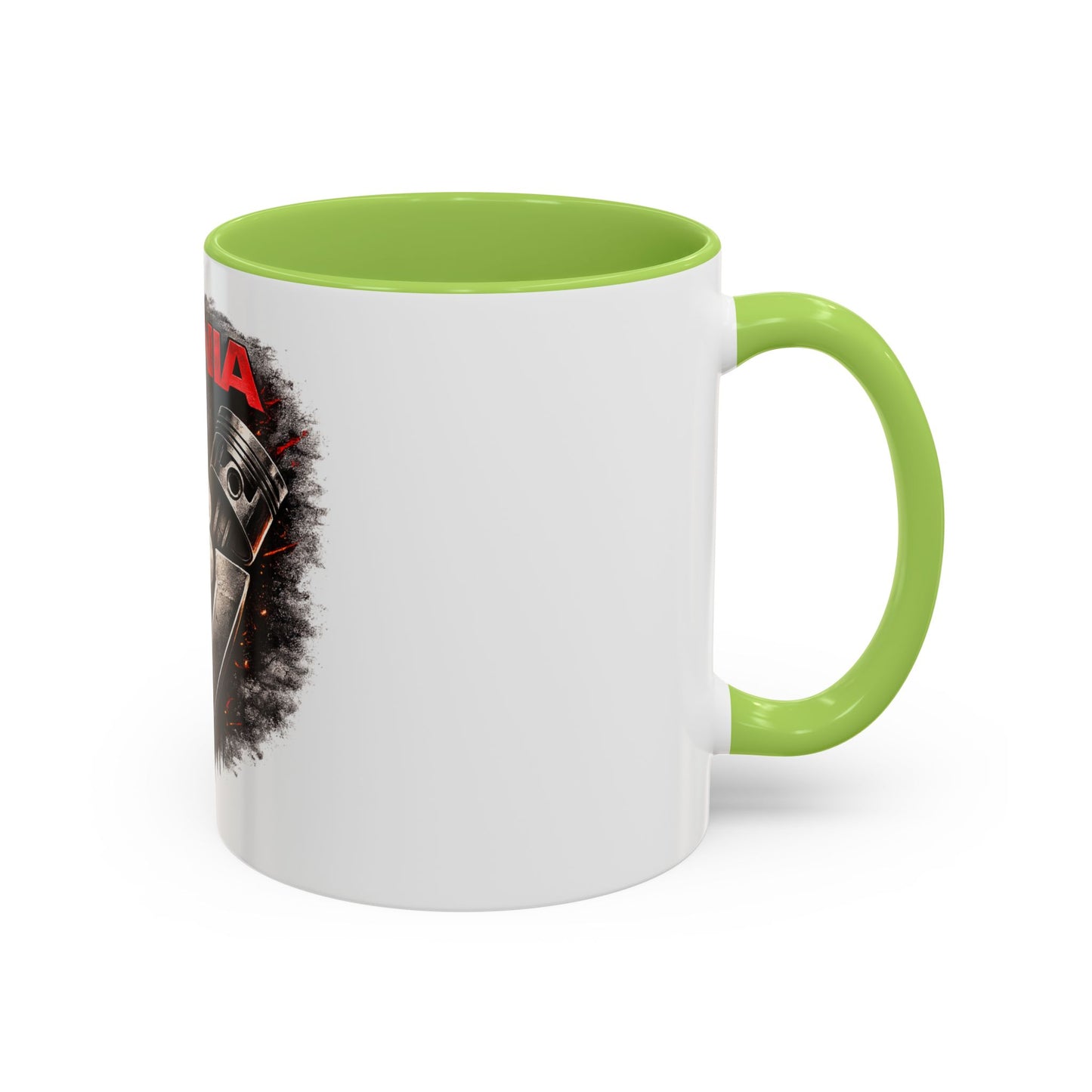Scania V8 Engine Logo Accent Coffee Mug – Truck Driver Gift