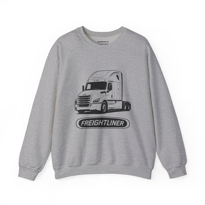 Freightliner Semi Truck Crewneck Sweatshirt — Logo Truck Driver Gift