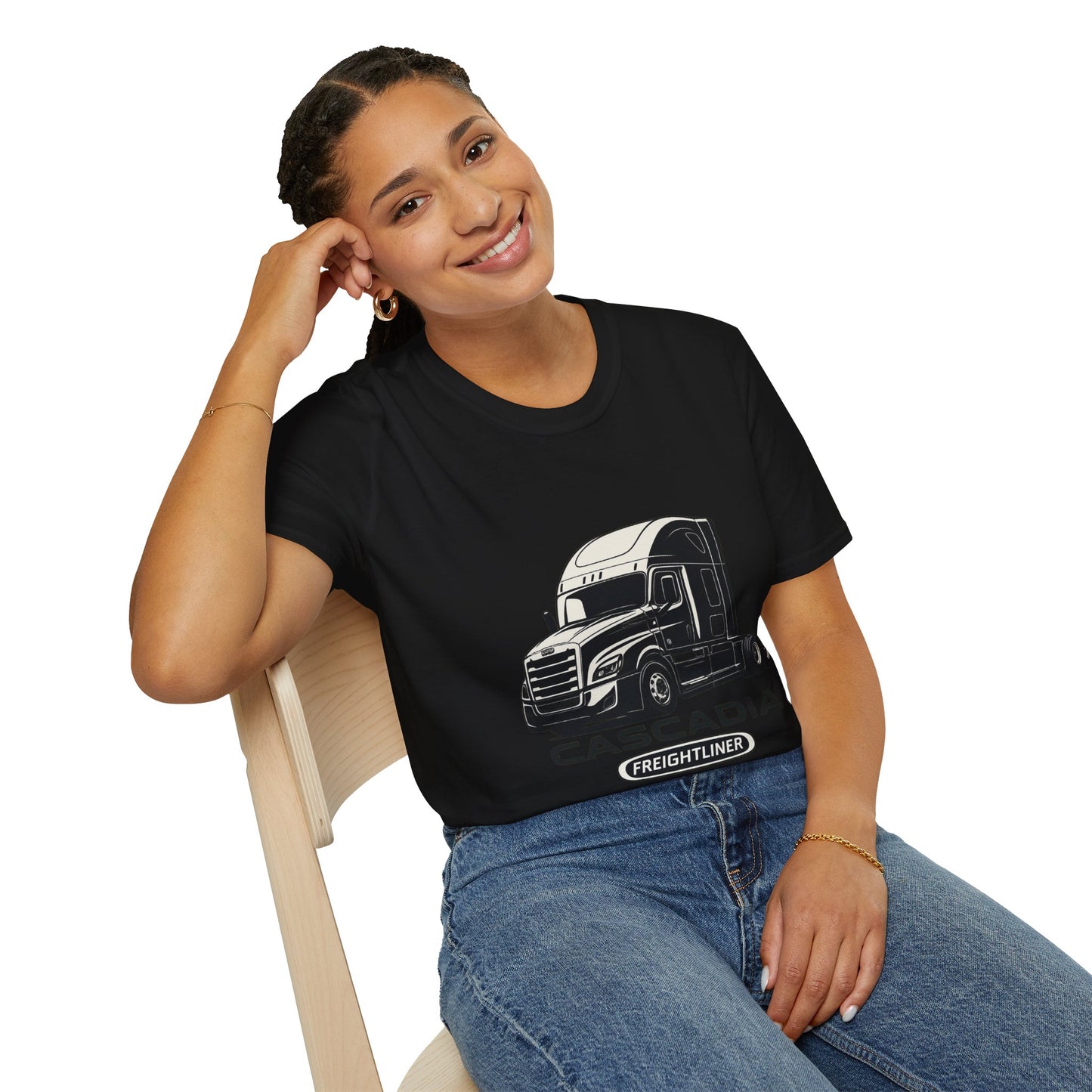 Cascadia Freightliner Truck T-Shirt — Semi Truck Driver Tee