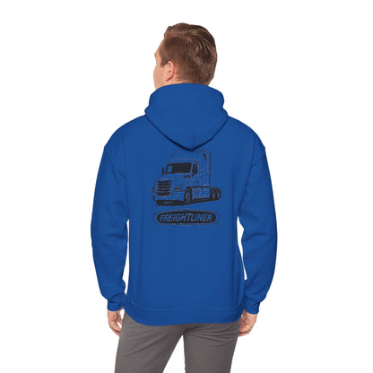Freightliner Truck Hoodie – Classic Logo & Semi Truck Design