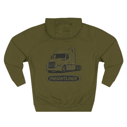 Freightliner Truck Hoodie — Classic Semi-Truck Logo Pullover
