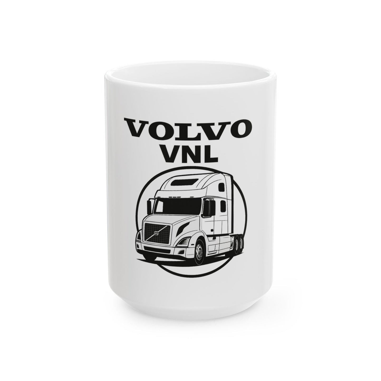Volvo VNL Truck Ceramic Mug – Semi Truck Driver Coffee Cup (11oz & 15oz)