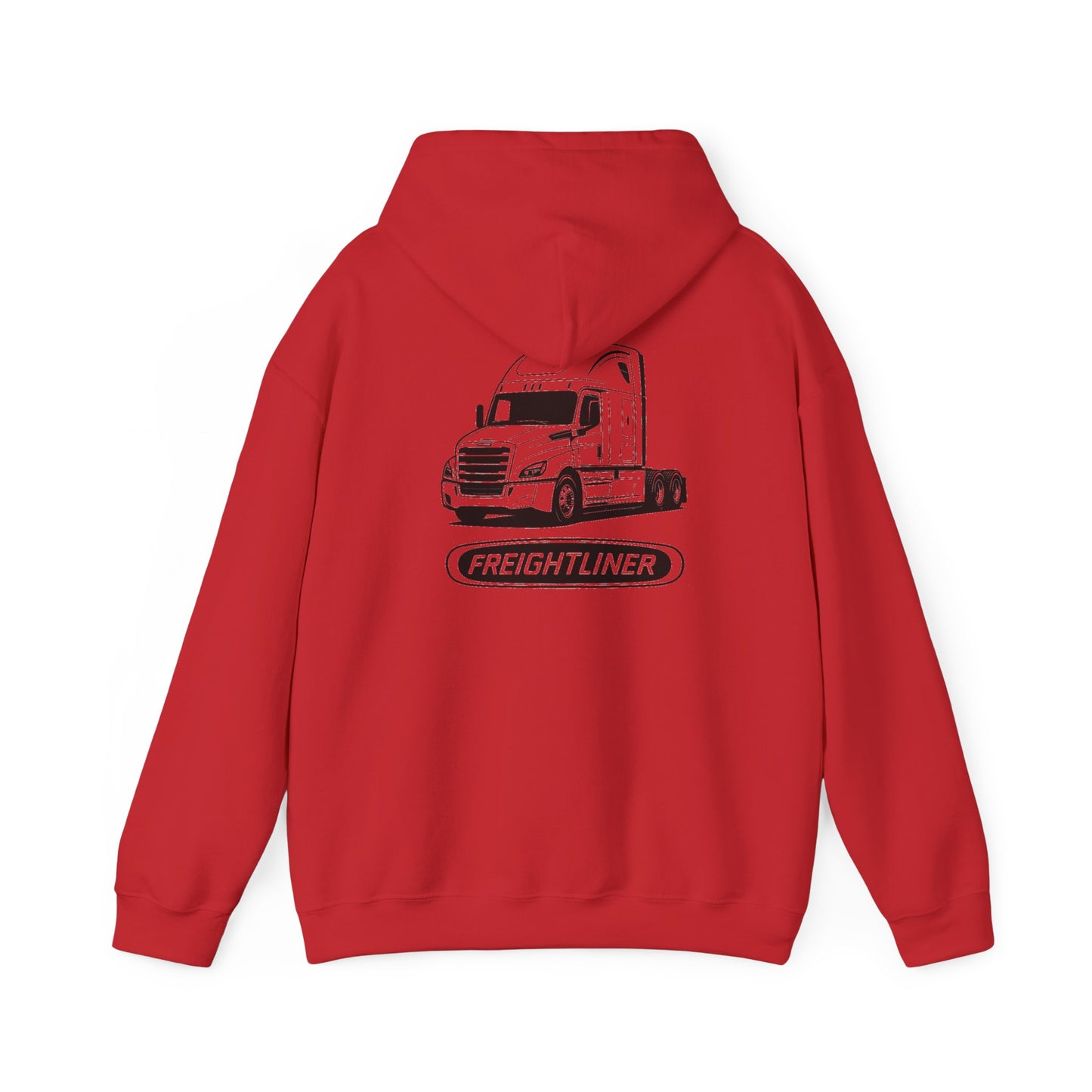 Freightliner Truck Hoodie – Classic Logo & Semi Truck Design