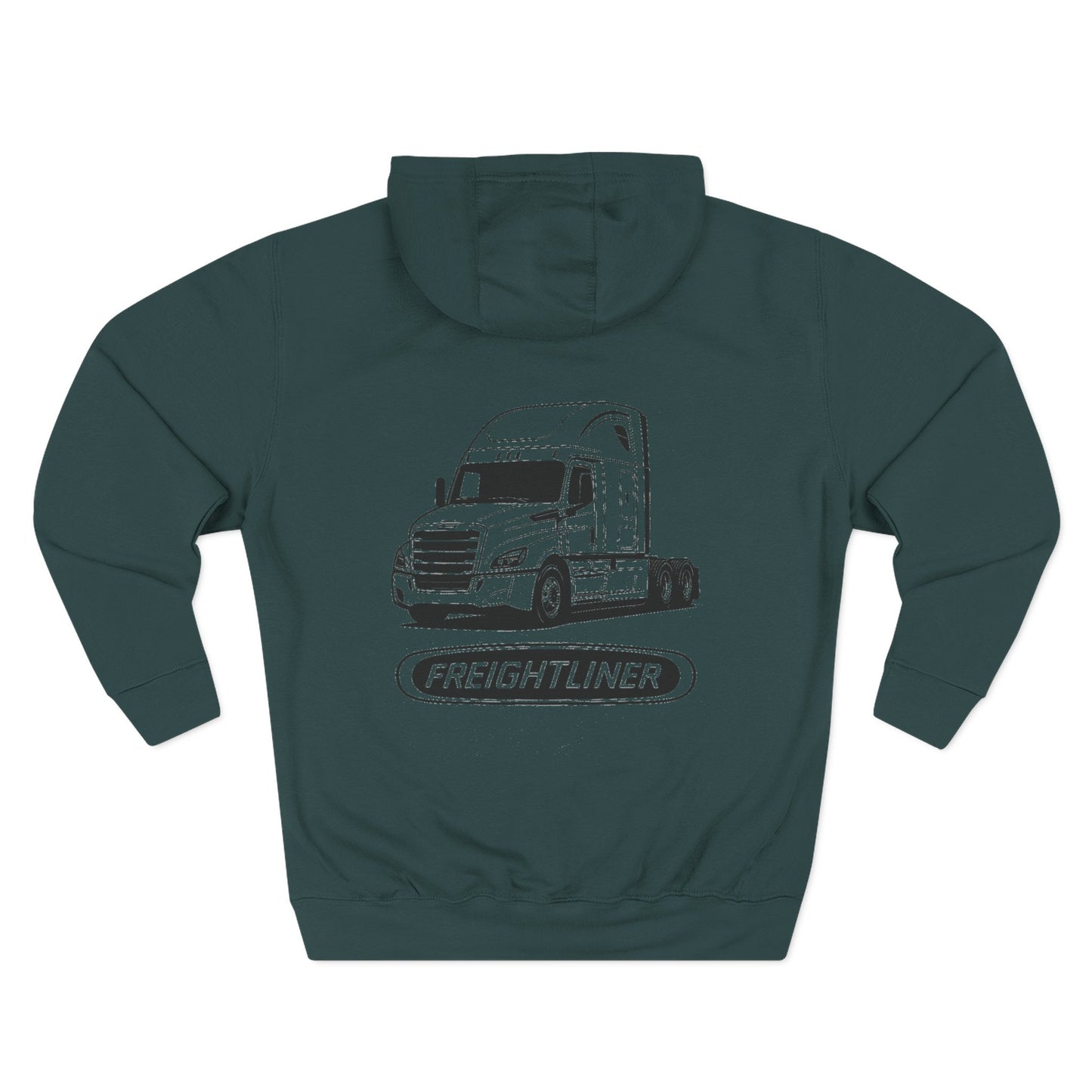 Freightliner Truck Hoodie — Classic Semi-Truck Logo Pullover