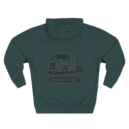Freightliner Truck Hoodie — Classic Semi-Truck Logo Pullover