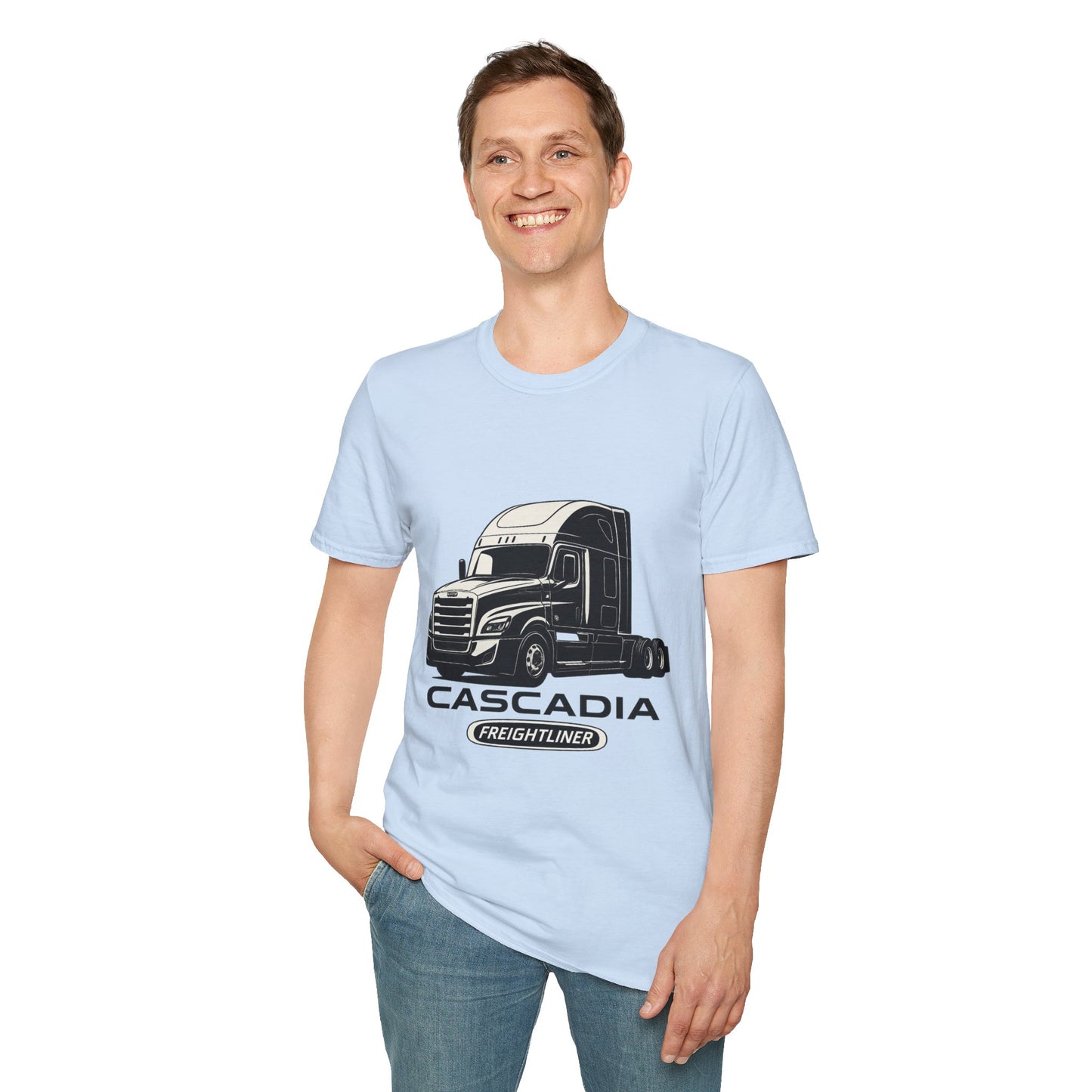 Cascadia Freightliner Truck T-Shirt — Semi Truck Driver Tee