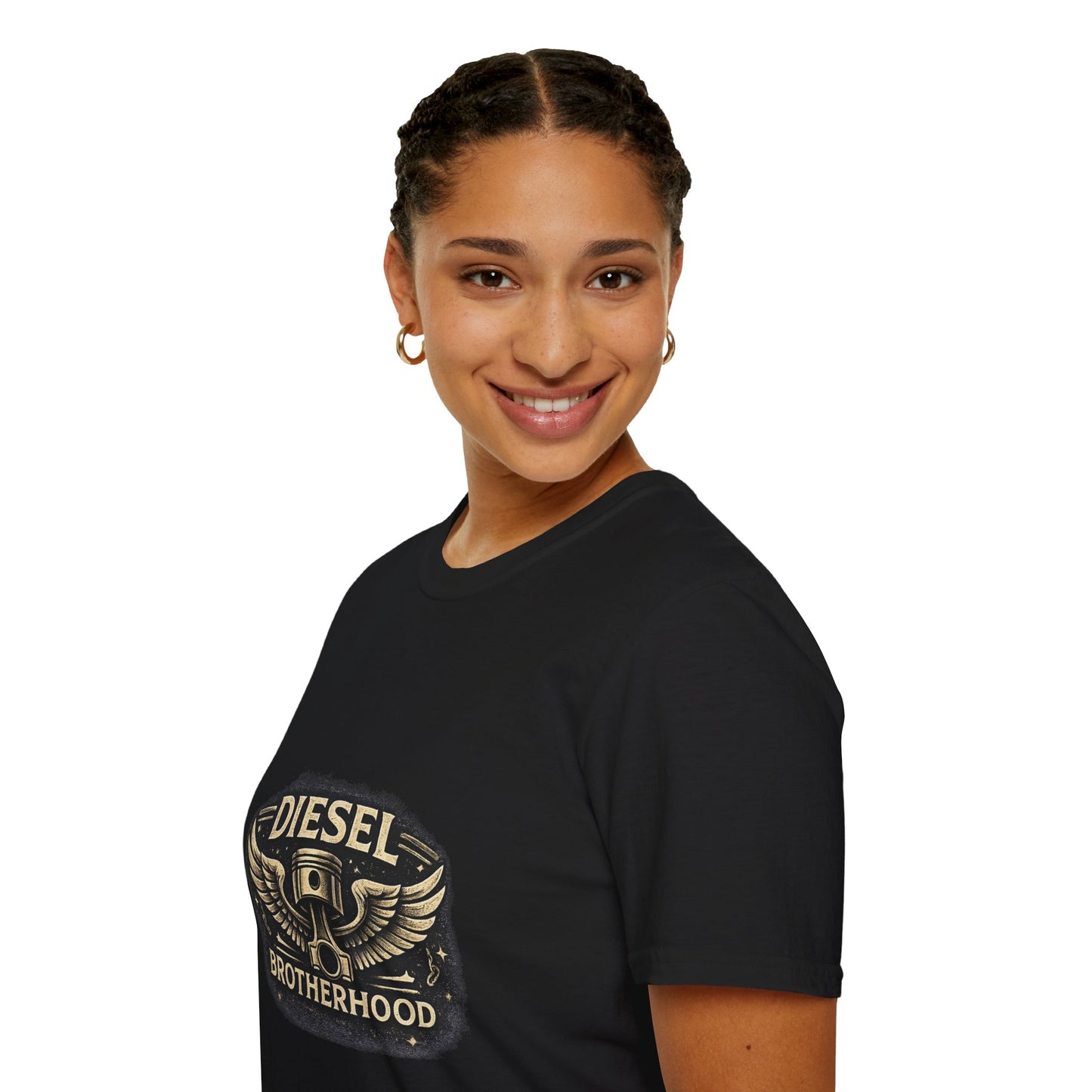 Diesel Brotherhood Truckers T-Shirt — Vintage Big Rig Tee