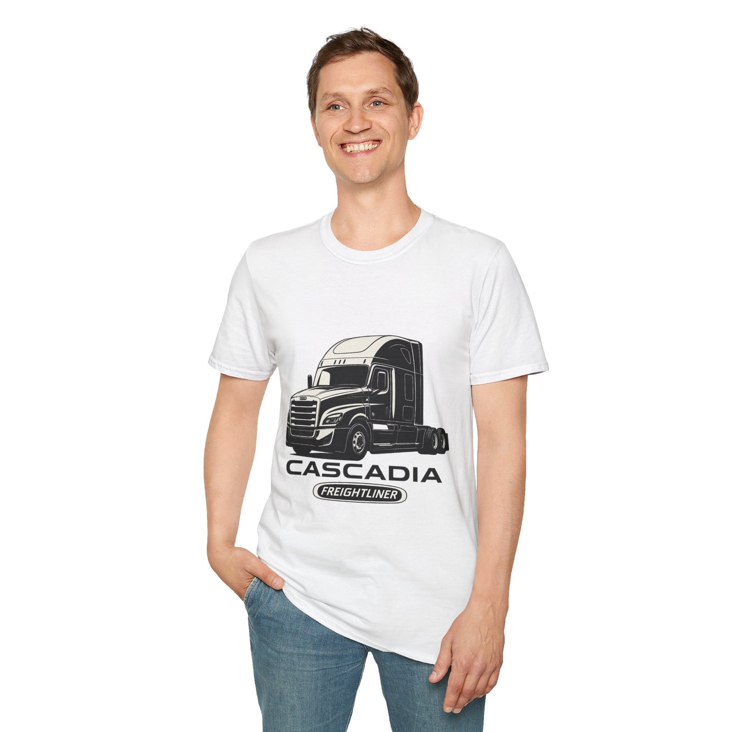 Cascadia Freightliner Truck T-Shirt — Semi Truck Driver Tee