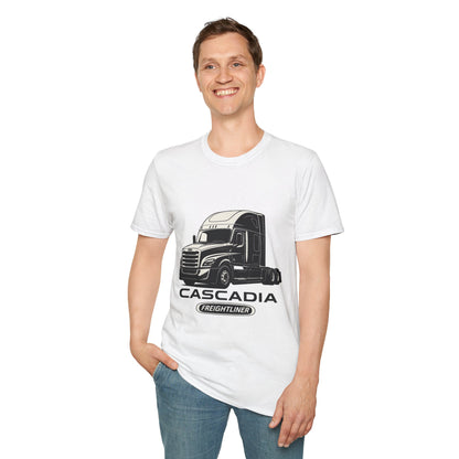 Cascadia Freightliner Truck T-Shirt — Semi Truck Driver Tee