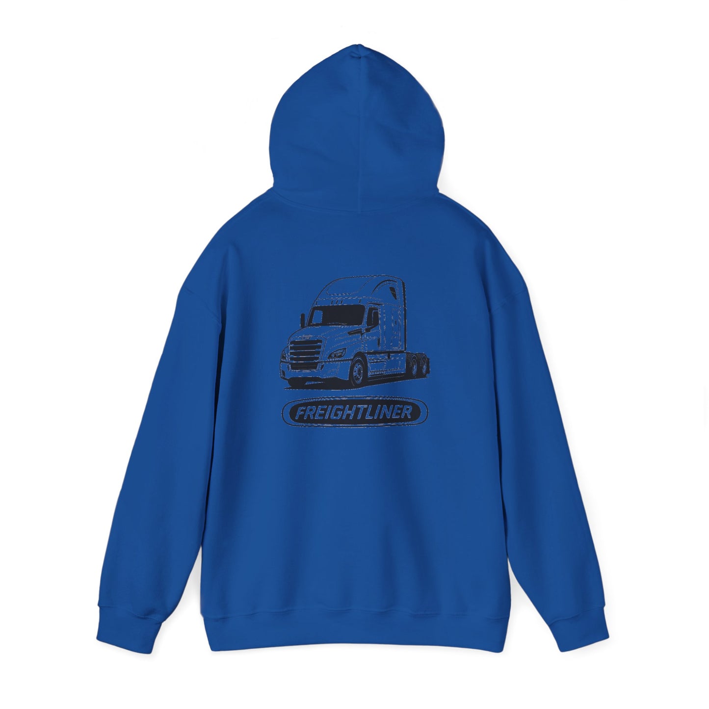 Freightliner Truck Hoodie – Classic Logo & Semi Truck Design