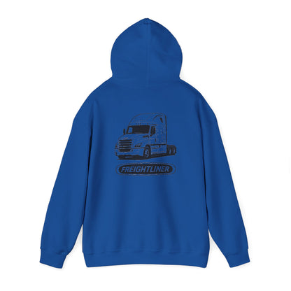 Freightliner Truck Hoodie – Classic Logo & Semi Truck Design