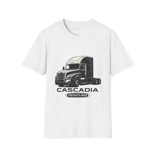 Cascadia Freightliner Truck T-Shirt — Semi Truck Driver Tee