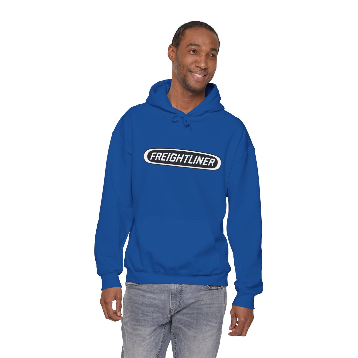 Freightliner Truck Hoodie – Classic Logo & Semi Truck Design