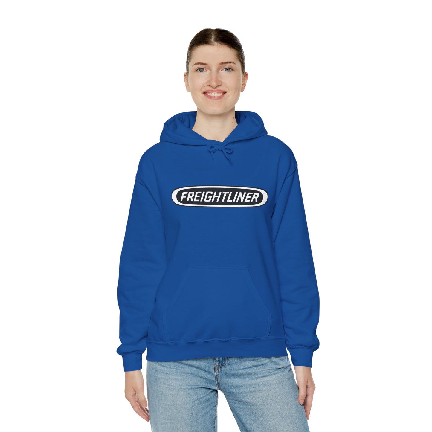 Freightliner Truck Hoodie – Classic Logo & Semi Truck Design