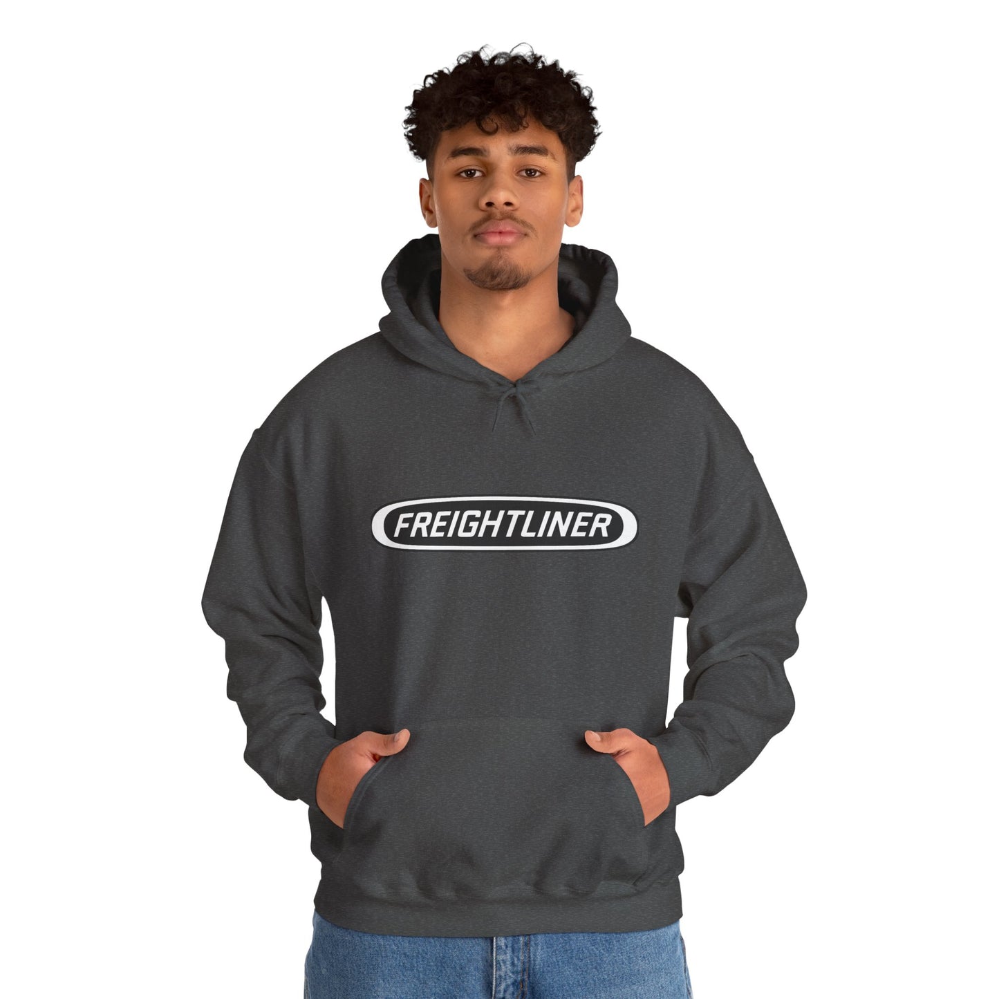 Freightliner Truck Hoodie – Classic Logo & Semi Truck Design
