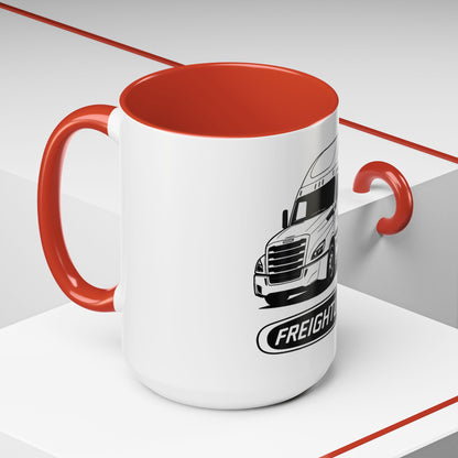 Freightliner Truck Coffee Mug - Accent 11/15oz