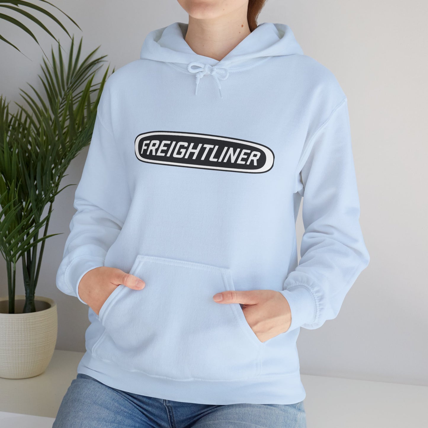 Freightliner Truck Hoodie – Classic Logo & Semi Truck Design