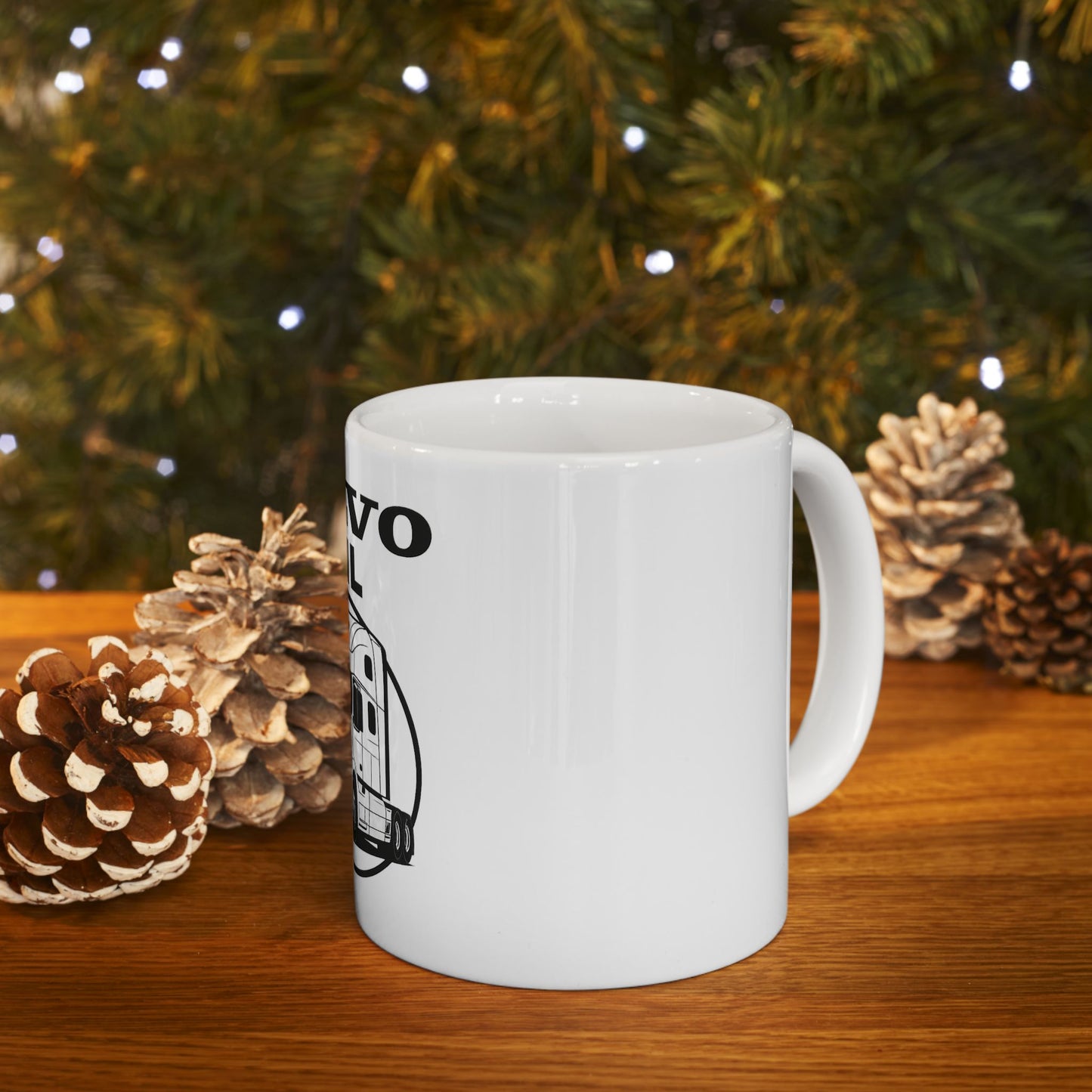 Volvo VNL Truck Ceramic Mug – Semi Truck Driver Coffee Cup (11oz & 15oz)