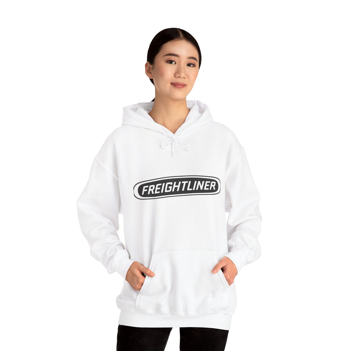 Freightliner Truck Hoodie – Classic Logo & Semi Truck Design
