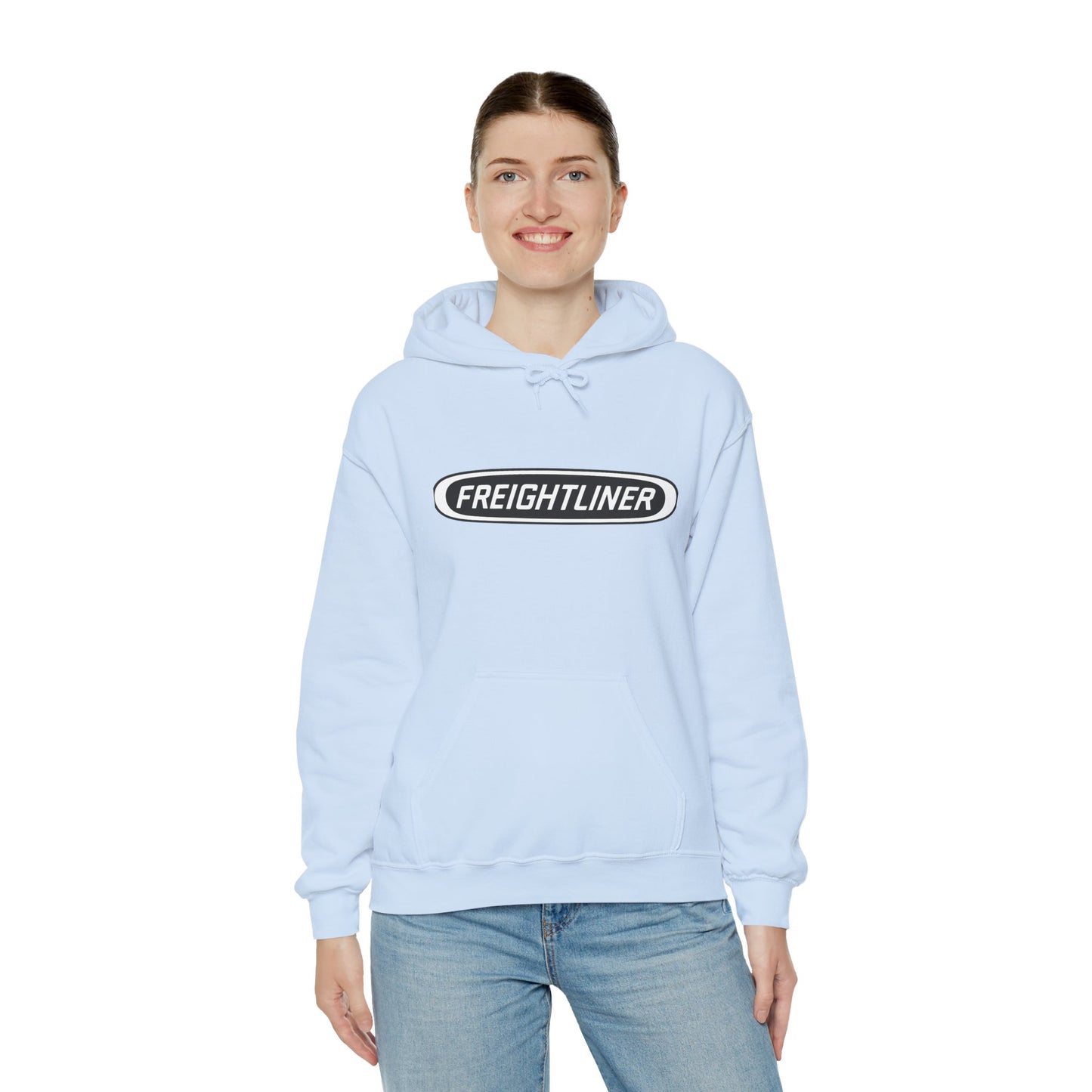 Freightliner Truck Hoodie – Classic Logo & Semi Truck Design