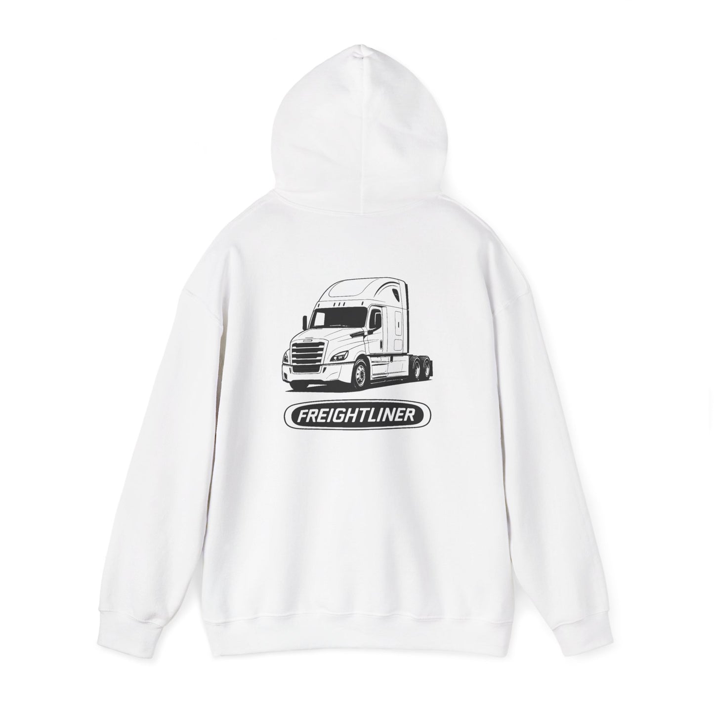 Freightliner Truck Hoodie – Classic Logo & Semi Truck Design