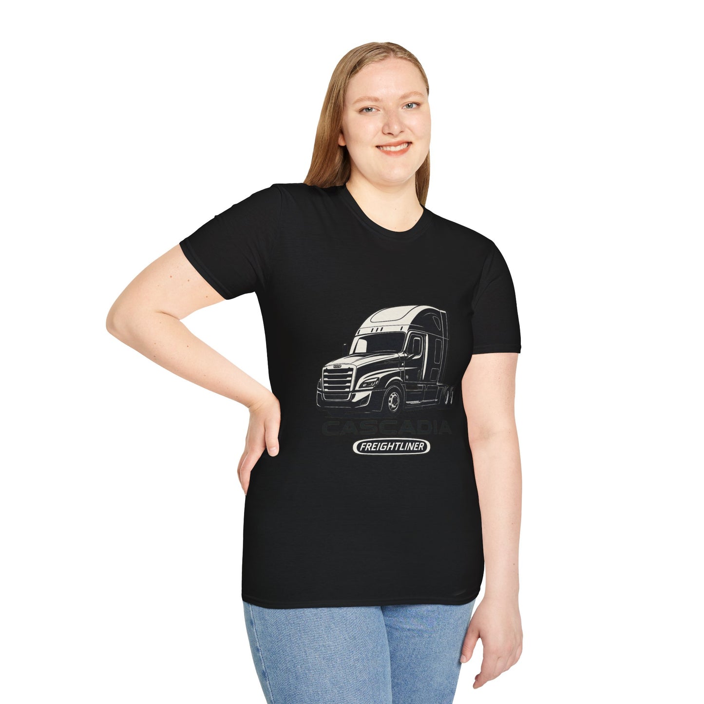 Cascadia Freightliner Truck T-Shirt — Semi Truck Driver Tee