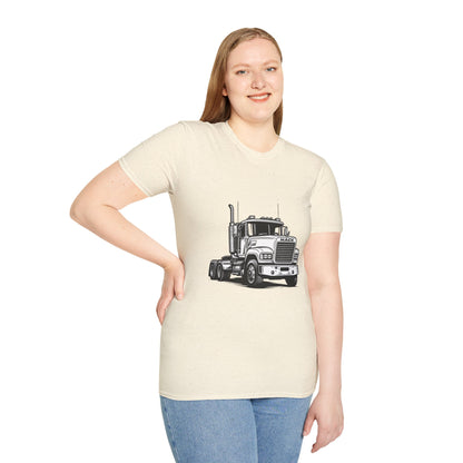 Semi Truck Graphic T-Shirt – Vintage Big Rig Tee for Truckers & Enthusiasts