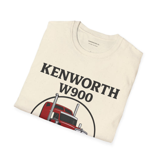 Kenworth W900 Truck T-Shirt — Red Semi Tractor Graphic Tee for Truckers & Enthusiasts