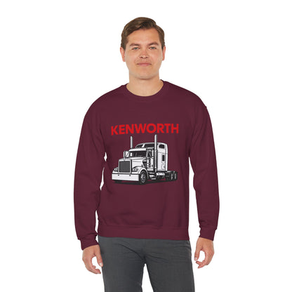 Kenworth Semi Truck Crewneck Sweatshirt — Classic Trucker Graphic